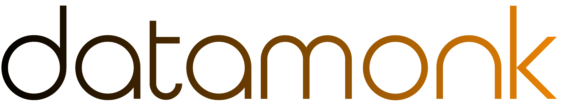 Datamonk gradient black logo